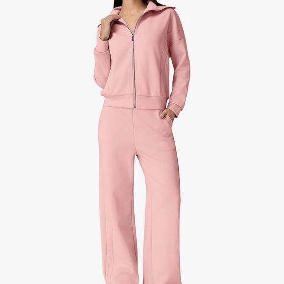 NWT 2PC Long Sleeve Jacket & Pants Lounge Set-S - Picture 13 of 17